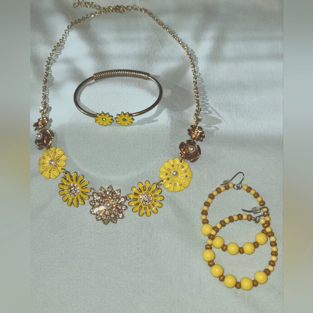 Daisy jewelry set
